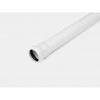 Канализационная труба Контур белая полипропиленовая для внутренней канализации D50  500 мм