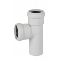  Тройник ПП для внутр. канализации HTEA 32/32x87°, цв. белый