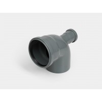 Отвод канализационный 110х90 с фронт. выходом 50 ПП