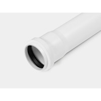 Канализационная труба Контур белая полипропиленовая для внутренней канализации D110 500 мм
